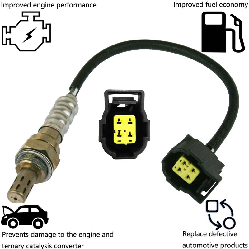 Dropwater Front Left Or Right Side O2 Sensor Oxygen Sensor Replacement for Dodge Avenger, Challenger, Charger, Durango, Grand Caravan, Journey Upstream Oxygen Sensor - Image 4